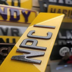 4D Starlight Ruby Number Plate