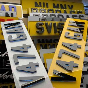 4D Topaz Number Plate