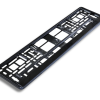 BLACK SINGLE NUMBER PLATE HOLDER