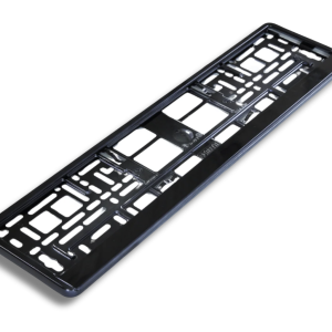 BLACK SINGLE NUMBER PLATE HOLDER