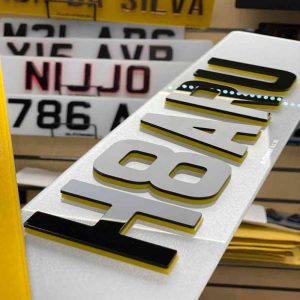 Bumble Bee 4D Number Plate