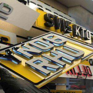 Double 4D Topaz bike plate