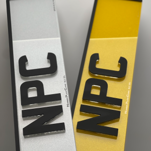 Double Krystal x Matt x Boarder Number Plate