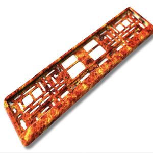 FIRE STYLE SINGLE NUMBER PLATE HOLDER