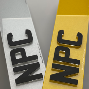 Floating 4D Matt Number Plate