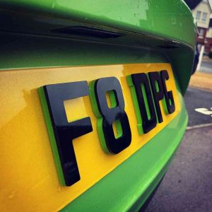 HULK 4D Number Plate