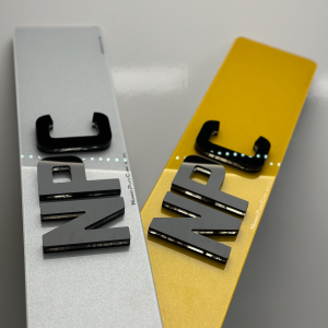 Hollow Oreo 4D Number Plate