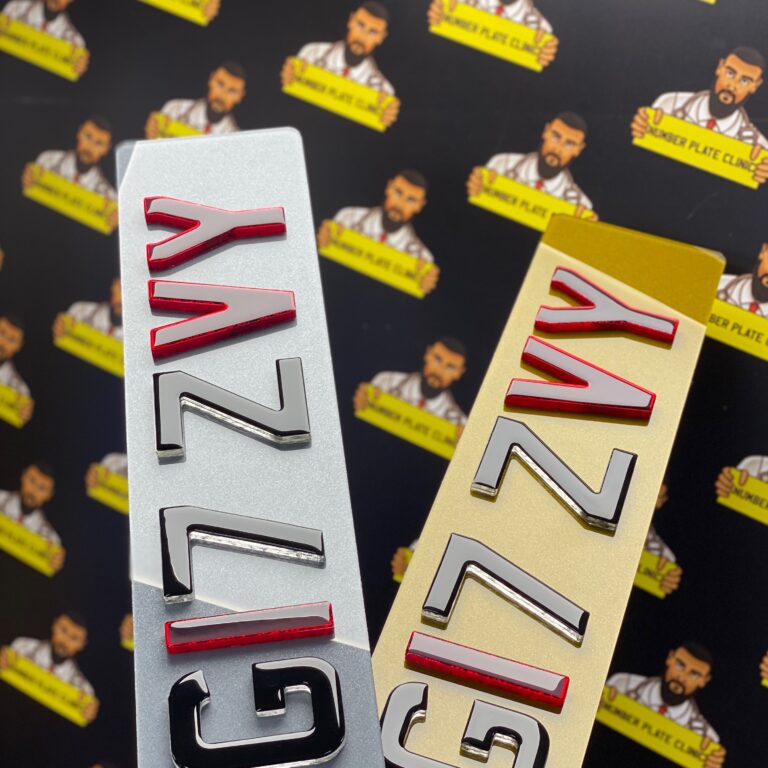 What Is a Smoked or Tinted Number Plate?