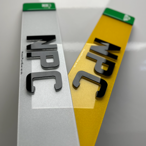 Krystal x 4D EV Number Plate