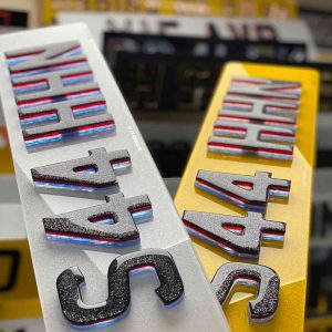 M Sport Starlight x Hollow Centre Number Plate