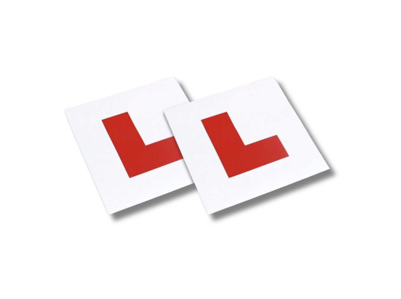 Magnetic Red L-Plate