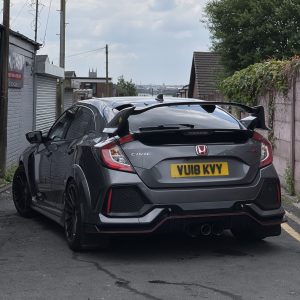 Honda Civic with Krystal x 4D Number Plate