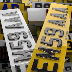 Starlight Krystal Number Plate