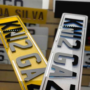 Topaz x Mirror Border Number Plate